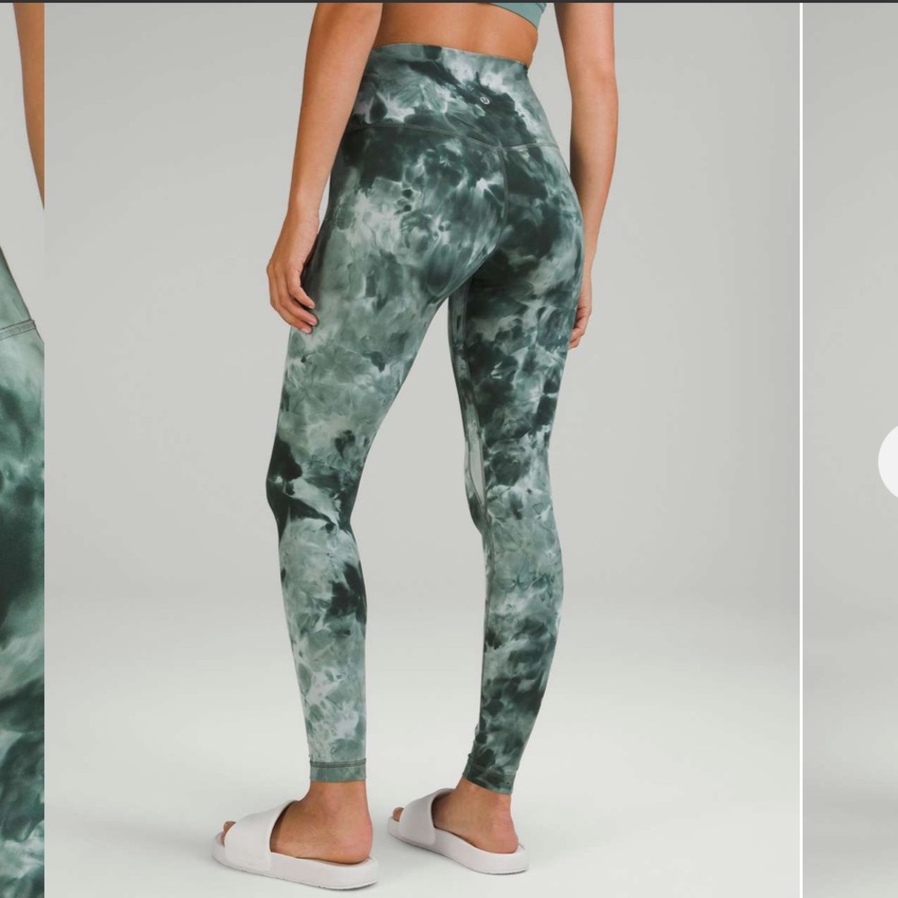 Lululemon Align 28” High Rise Pant in Diamond Dye Starlight Smoked Spruce